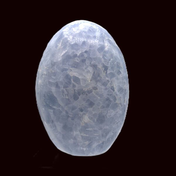 Polished Blue Calcite Standing Free Form - Madagascar