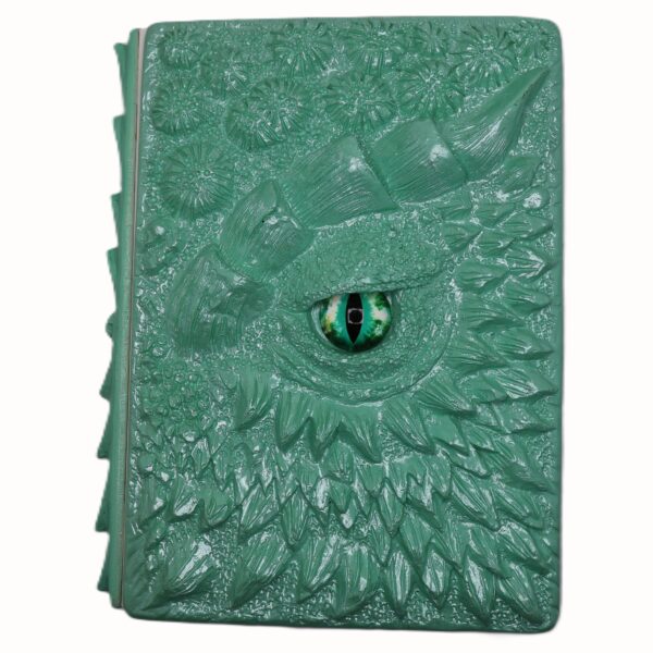 3D Green Dragon Journal with Green Eye