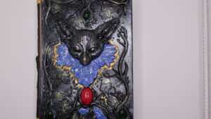 3D Jeweled Wolf Journal