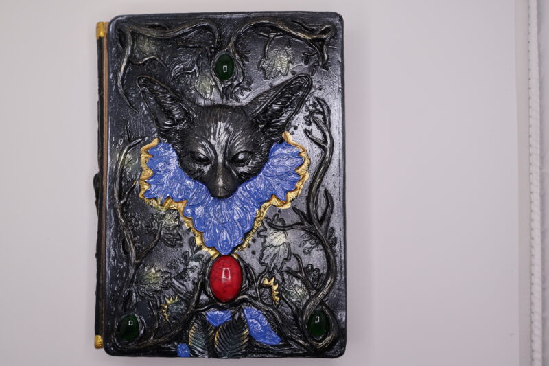 3D Jeweled Wolf Journal