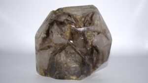 Polished Smokey Window Quartz - From Madagascar
