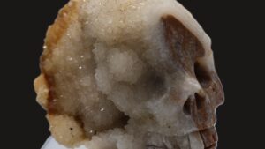 Eclectic Quartz / Citrine Skull