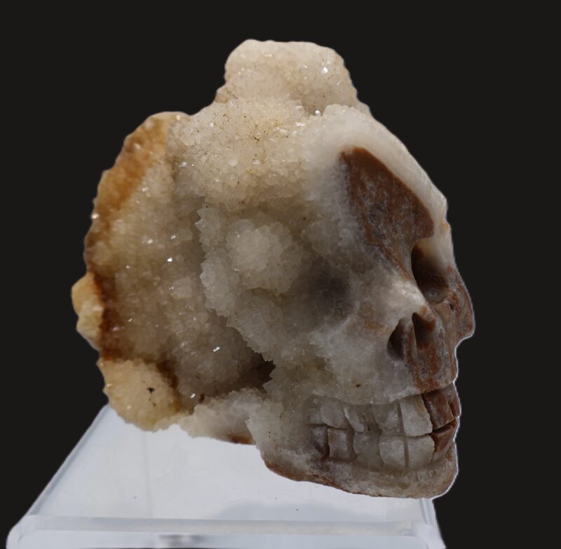 Eclectic Quartz / Citrine Skull