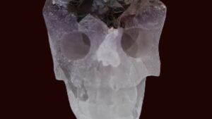 Funky Amethyst Skull