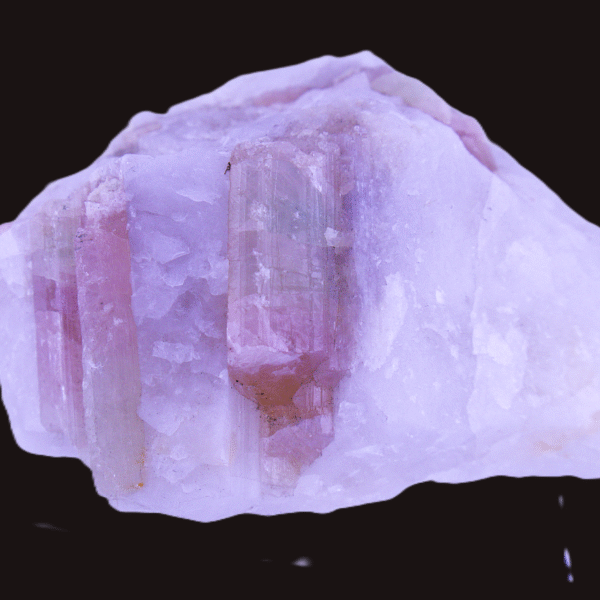 Extraordinary Watermelon Tourmaline in Milky White Quartz