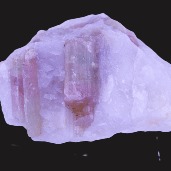 Extraordinary Watermelon Tourmaline in Milky White Quartz