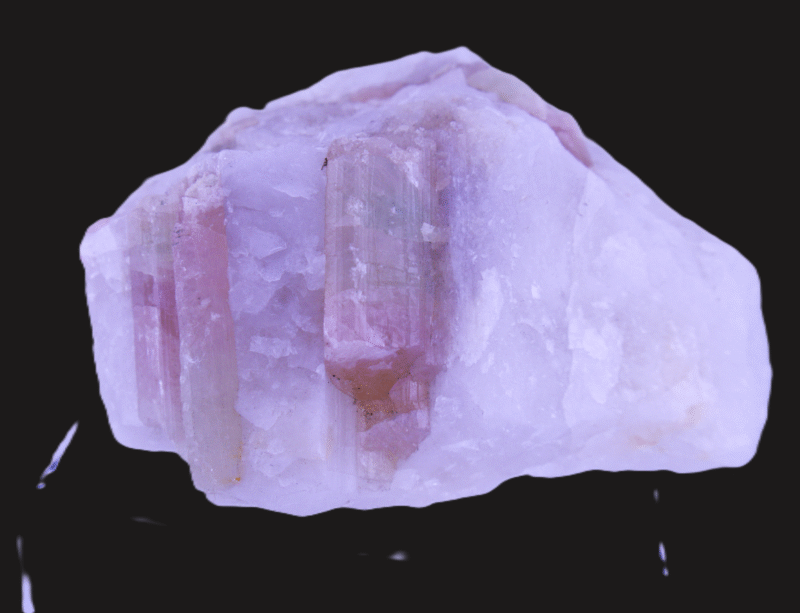 Extraordinary Watermelon Tourmaline in Milky White Quartz